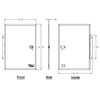 ICC 21" Wiring Metal Enclosure Door