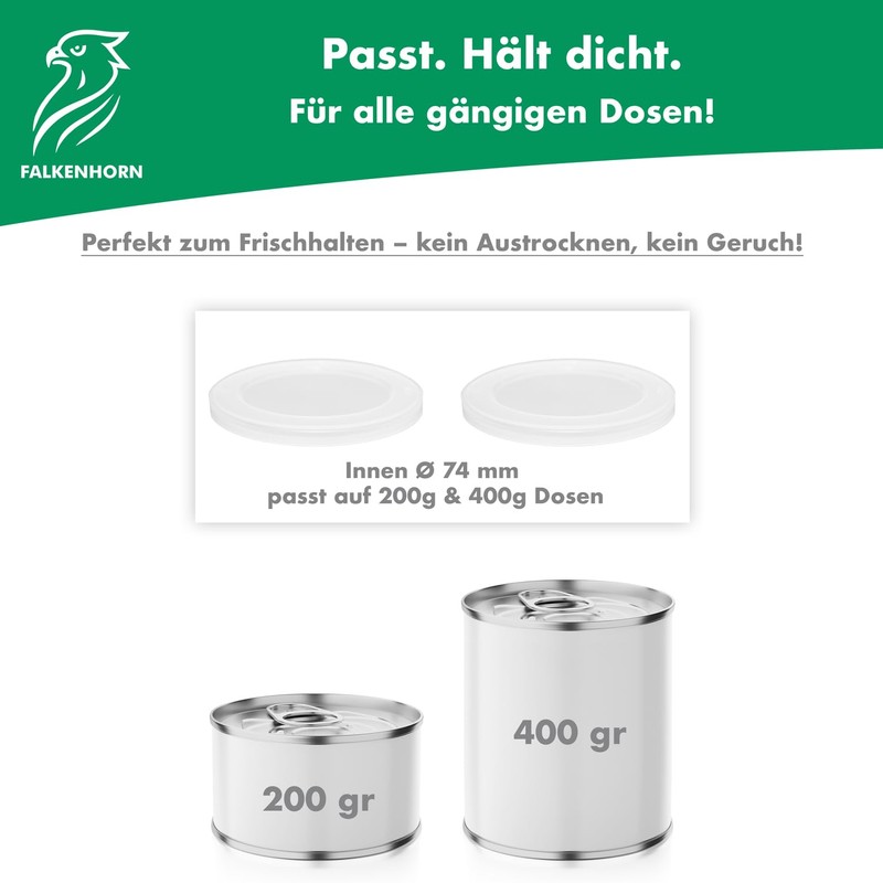 FALKENHORN Kitchen Can Lids - Set of 5 for Small