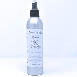 ​​Aromatic Mist Renew by Tres Spa - ​ ​Reviving & Strengthening - Woodsy Blend ​of ​​Essential ​​Oils ​| ​100% Natural​ Vegan & Versatile |​ Skin ​S​afe​,​ Eco-Friendly​,​ & Alcohol Free (250ml)