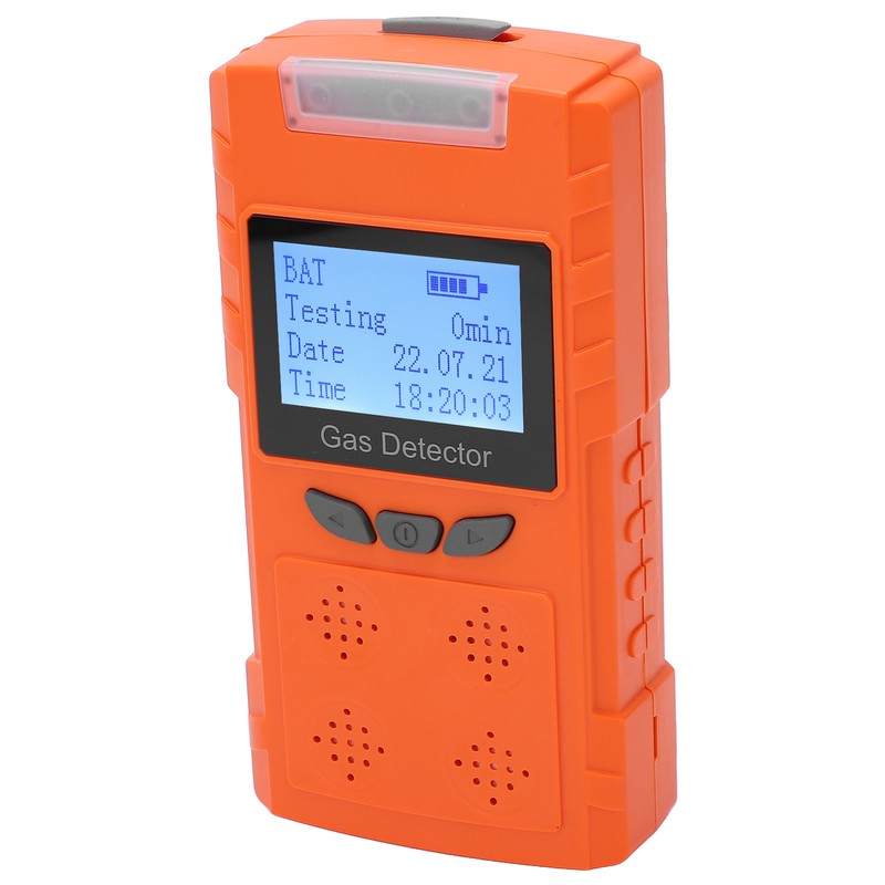 Gas Detector Multifunctional ABS Housing Dustproof IP65 Gas Monitor Meter