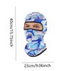 Camouflage Light Blue Balaclava Ski Mask Head Mask Full Face