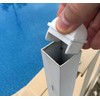 InstaCap Above Ground Pool Fence Post Caps- (Package of 12