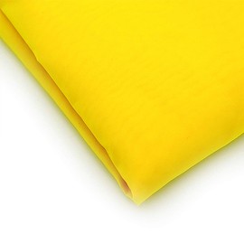 INTBUYING 1 Yard Silk Screen Mesh Screen Printing Mesh Fabric 50 Inches Wide 350Mesh(140T) Yellow