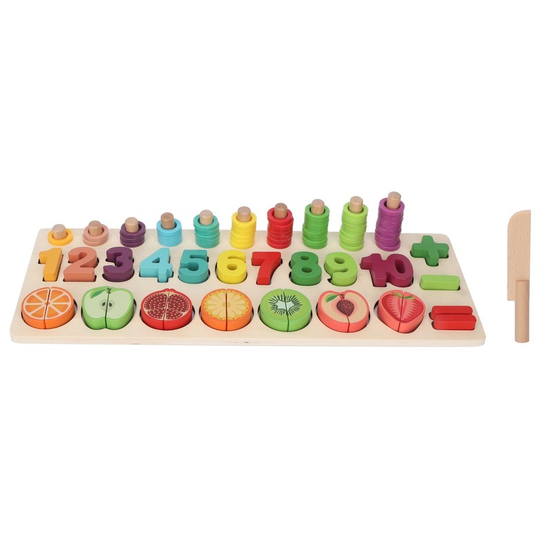 Counting Shape Stacker Improve Cognitive Ability Smoother Edge Bright Colors
