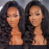 ISEE 3 In 1 Half Wig Kinky Straight Glueless Wigs