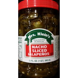 Mrs. Klein's Nacho Sliced Jalapenos 32 Oz (Pack of 2)