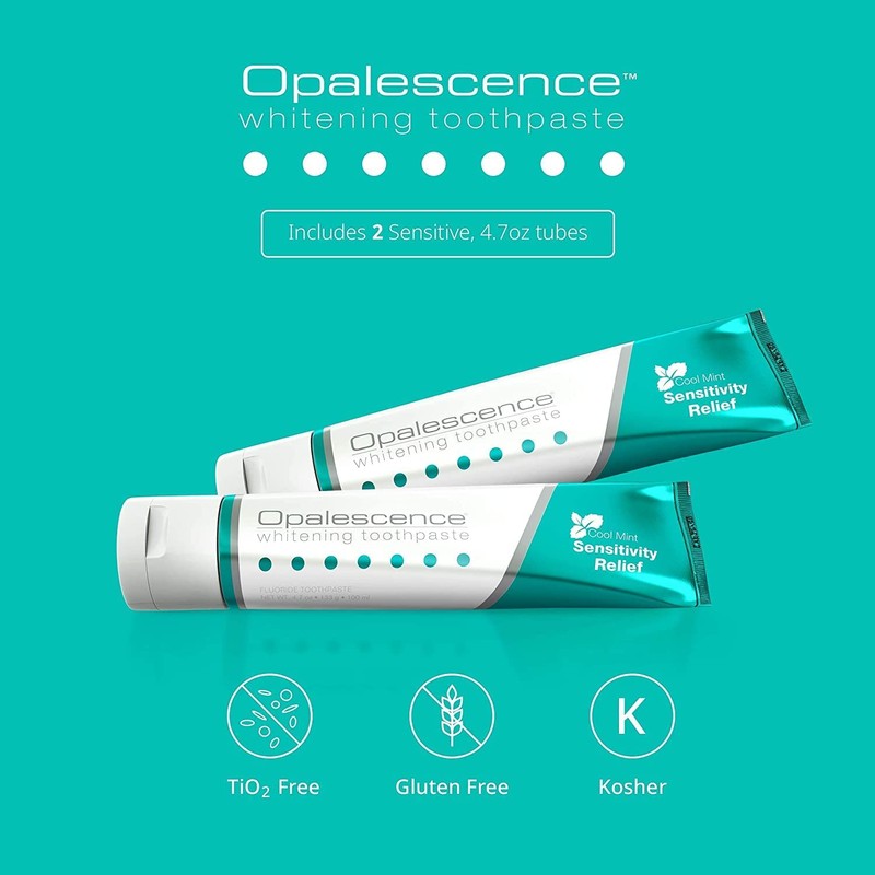 Ultradent Opalescence Sensitive Whitening Toothpaste Sensitivity Relief Cool Mint Vorteilspack: