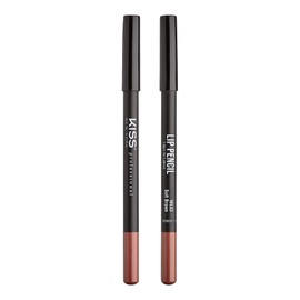 KISS New York Professional Slim Lip Pencil, Creamy Soft Lip Liner, Smooth Long-Lasting Rich Lip Color, Natural Lip Makeup, Water-Resistant Lip Crayon (Soft Brown)
