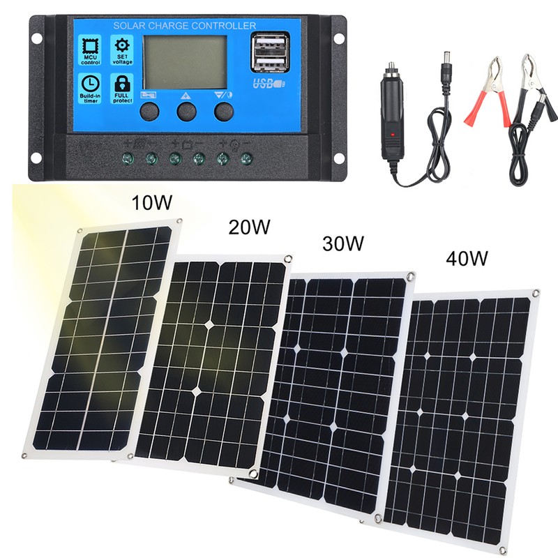 20A 12V / 24V Solar Charge Controller PWM Intelligent Regulator