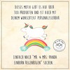 Mr. & Mrs. Panda Unicorn Rainbow Cosmetic Bag, red, Hand