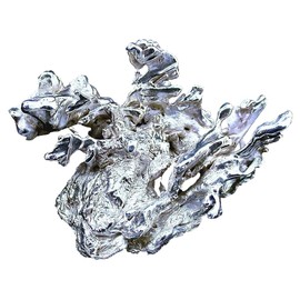 Generic 37.03 Gram 1.30 Oz 1 4/5 x 1 1/3 x 9/10 Inch Casted Silver Nugget EBS1373O/5324, Standard