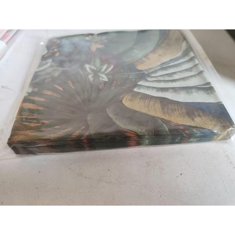 Zelten Colored Paper Napkins (Bloom Pink)