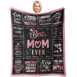 Ownxhbc Mothers Day for Mom, Gifts for Mom, Mom Gifts, Birthday Gifts for Mom, Mom Birthday Gifts, Mom Gift from Daughter Son, Best Mom Gifts for Christmas Valentine's Day, Mom Blanket 60"x 50"