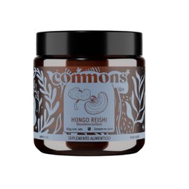 Commons Hongo Reishi en polvo, Suplemento Alimenticio, 50g