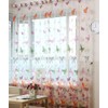 100 x 200 CM Butterfly Pattern Shadow Curtain Grommet Window