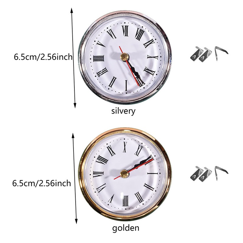 Allazone Arch Clock Casting Molds with 2 Clock Movement Accessories