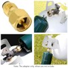 Joywayus Adaptador de recambio universal de latón macizo para tanque