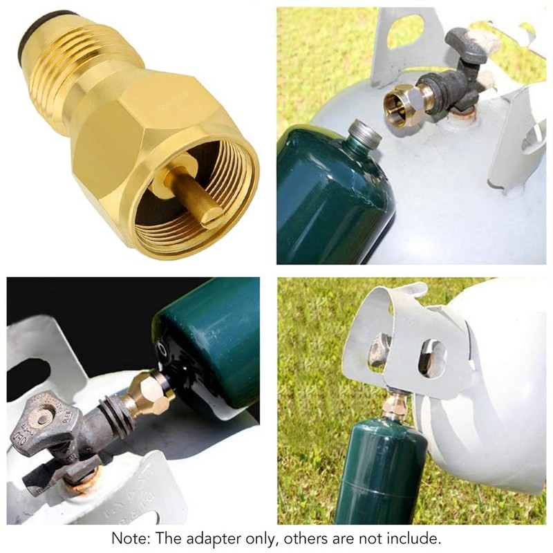 Joywayus Adaptador de recambio universal de latón macizo para tanque