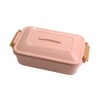 Sabu Staple, Antibacterial Tie Lunch, 1-Tier, Pink, 23.6 fl oz