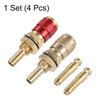 sourcing map 4pcs Gas & Water Quick Connector for Tube