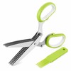 5-Blade Stainless Steel Herb Scissors for Kitchen Food Prep –