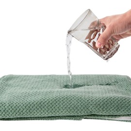 HOUSBAY Poncho Towels Bath Towel Boys Girls Hooded Towel Poncho for Kids & Toddler Baby Essentials (Green, 35.4 * 35.4Inch)