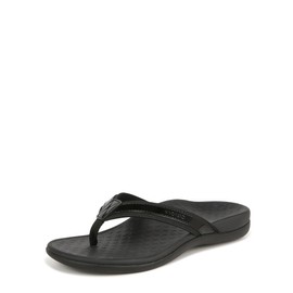 Vionic Women's Tide II Toe Post Sandal, Black, Size 13