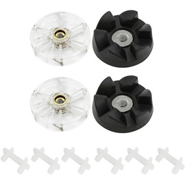 Paquete de 10 engranajes de goma de hoja y engranajes superiores de base de motor con almohadillas para orejas de choque, kits de repuesto para batidora Nutribullet de 600 W y 900 W