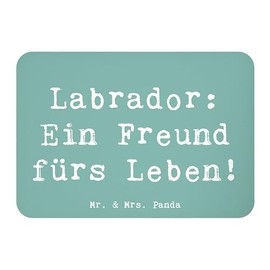 Mr. & Mrs. Panda Magnet Saying Labrador Friend - Gift, Walks, Whiteboard Magnet, Loyalty, Decorative Magnet, Fridge Magnet, Play, Dog