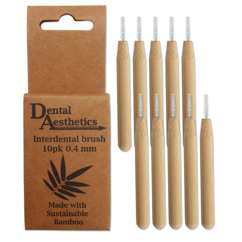 Bamboo Interdental Brushes 3 Packs ~ 10 Brushes Per Pack