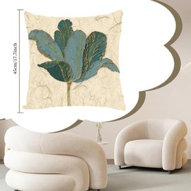 Set of 4 Decorative Throw Pillow Covers 45x45cm, Soft Cushion Covers for Sofa, Modern Square Sofa Pillow Covers, Stylish Decorative Pillows for Living Room, Bedroom