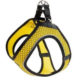 HUNTER HILO COMFORT BVB Dog Harness with 3D Mesh Material, Reflective, XS-S, Yellow