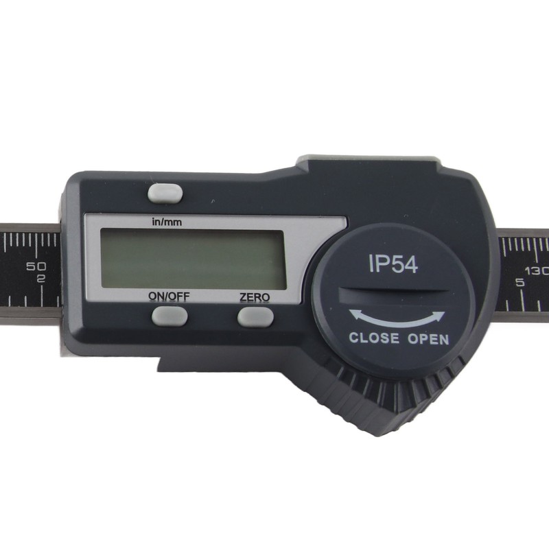 IP54 Horizontal Vernier Caliper LCD Display Digital Linear Scale Measuring