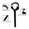 Grouphead Cleaning Brush Detachable Plastic Handle Nylon Bristle Round Coffee