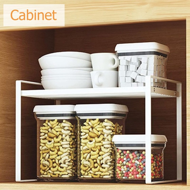 Spesh Kitchen Cupboard Shelf 33x21x23.5cm Cupboard Shelf Organiser Kitchen Countertop