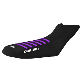 Enjoy Mfg Can Am Outlander 570-1000 XMR X GEN 2 Seat Cover BLACK w/ PURPLE RIBS Logo #360