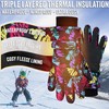 CityComfort Girls Skiing Gloves Fleece Lined Touch Screen Gloves Thermal
