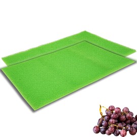 Westmark Pack of 2 Fridge Mats Antibacterial with Air Pads Plastic Green 52222270
