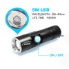 UV 365nm Flashlight USB Rechargeable DARKBEAM Ultraviolet led Light Blacklight