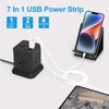 Power Strip with USB C Ports, FDTEK Power Cube with