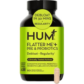 HUM Flatter Me - Enzimas digestivas con probióticos y prebióticos