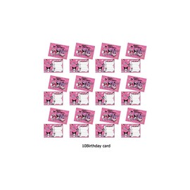 Kuromi Children's Birthday Invitation Cards Kuromi Birthday Invitations Kuromi Invitations Birthday Invitation Cards School Sanrio Birthday Card Kuromi Invitation Cards