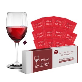 V7T7V7 Wine Sulfite Filters To Remove Sulfite And Histamine, Eliminate Headaches, Wine Wand Purifier Reduce Wine Allergies, Gifts Accessories for Red Wine (12 Pack)