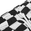 Summer Breathable Beach Shorts Men Black White Plaid Fashionable Casual