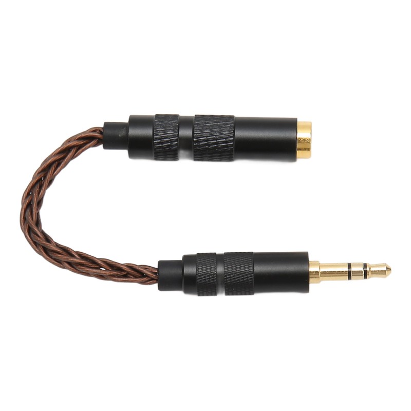 4.4mm Balanced Female to 3.5mm Stereo Male Adapter Cable Gold