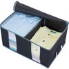 Astro 617-63 Storage Box, For Clothes, Black, Non-woven Fabric, Activated