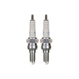 2x Spark Plug CR8EH-9 Spark Plug Set of 2 Suitable for Motorcycle/Scooter/Scooter Compatible with RGU94C 4127, IUH24, U24FER-9, U24FER9 98059-58916, 98059-58926