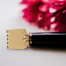 EXCEART 5 Pieces Calligraphy Nibs Fountain Pen Nibs Dip Pen Nibs Tibetan Writing Pen Nib Feather Pen Nibs Quill Pen Nibs Ink Pen Nibs Golden