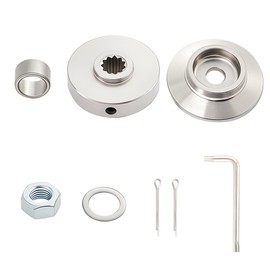 RianKarn OEM Trimmer and Brush Cutter Blade Fixture Adapter Hardware Kit – C535000160, C535000150, 61031507130, 90051100010 – Fits SRM Brush Blade Conversion kit (Stainless Steel)