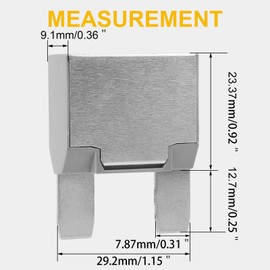 GLOSO Blade Circuit Breaker Maxi 50 Amp RV Marine Boat Truck Yacht Auto Reset Audio Solar System Protection E81